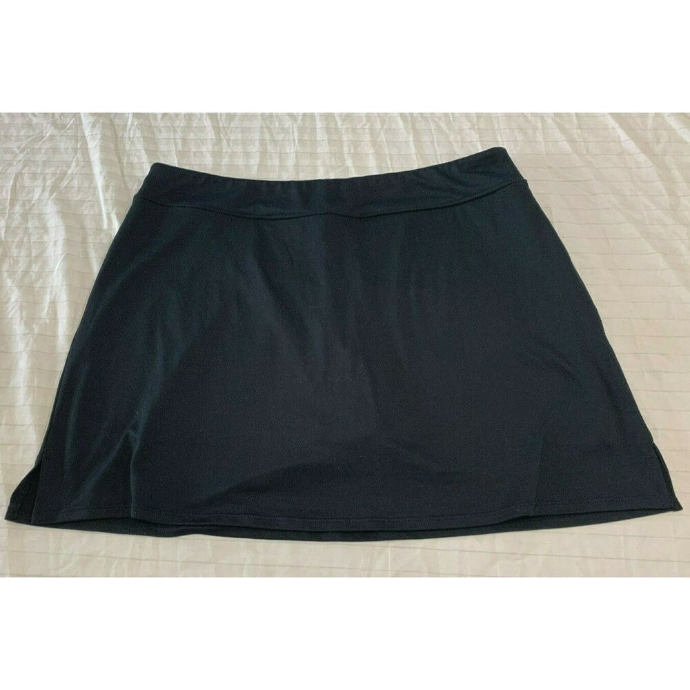 TRANQUILITY WOMENS ATHLETIC PULL ON  SKIRT SKORT WITH BUILT SHORTS SIZE L